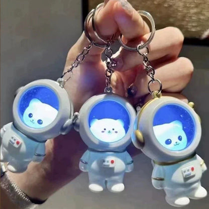 Astronaut & Bear Light-Up Keychains