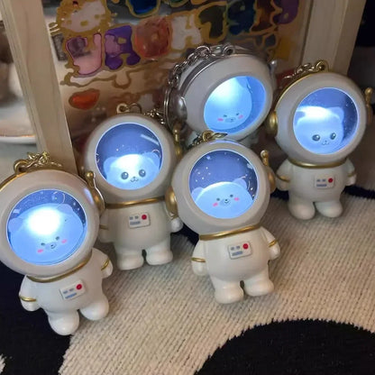 Astronaut & Bear Light-Up Keychains