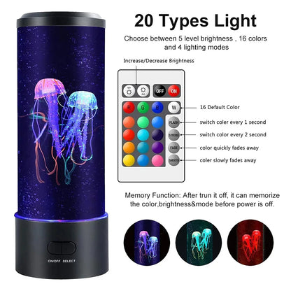 Color-Changing Jellyfish Lamp