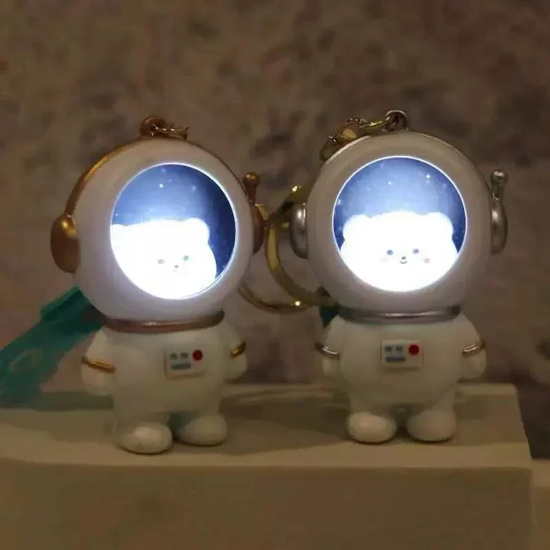 Astronaut & Bear Light-Up Keychains