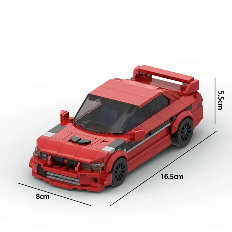 Mitsubishi EVO Sports Car Brick Set