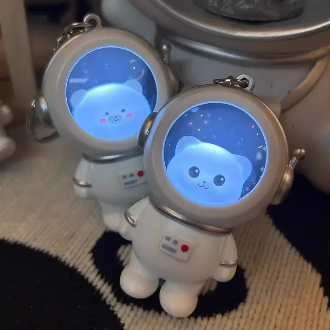 Astronaut & Bear Light-Up Keychains