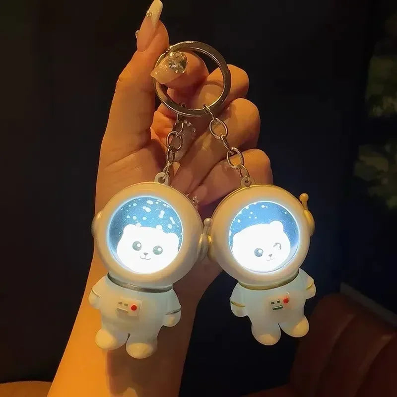 Astronaut & Bear Light-Up Keychains