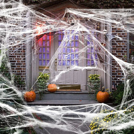 Halloween Spider Web Decorations