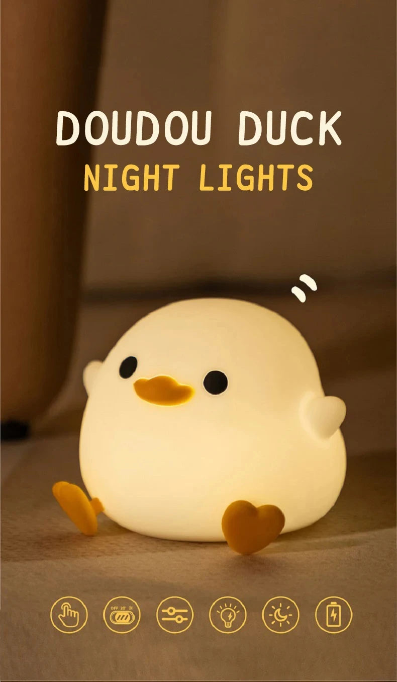 Cute Duck LED Night Light