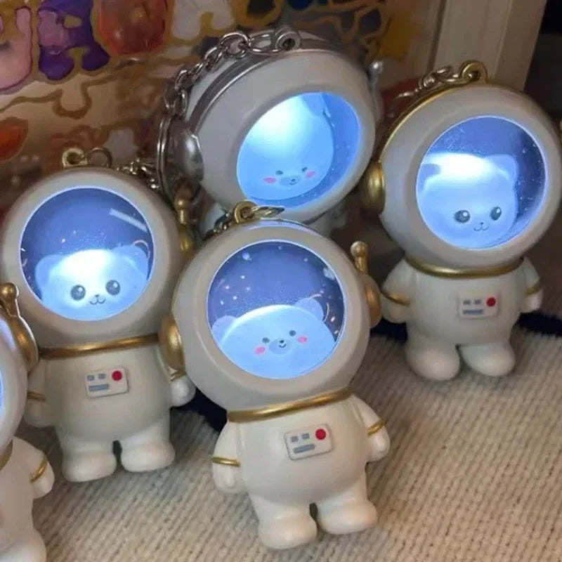 Astronaut & Bear Light-Up Keychains